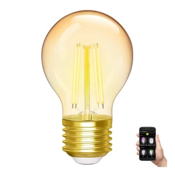 LED Prigušiva žarulja FILAMENT G45 E27/4,5W/230V 2700-6500K Wi-Fi - Aigostar