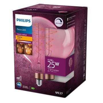 LED Prigušiva žarulja Philips DECO G200 E27/4,5W/230V 1800K