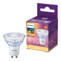 LED Prigušiva žarulja Philips Warm Glow GU10/2,6W/230V 2200-2700K CRI 90