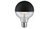 LED Prigušiva žarulja sa zrcalnom kalotom GLOBE G95 E27/6,5W/230V 2700K crna - Paulmann 28676
