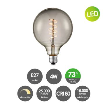 LED Prigušiva žarulja VINTAGE EDISON G125 E27/4W/230V 2200K