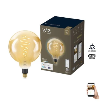 LED Prigušiva žarulja VINTAGE FILAMENT G200 E27/6W/230V 2000-5000K CRI 90 Wi-Fi - WiZ