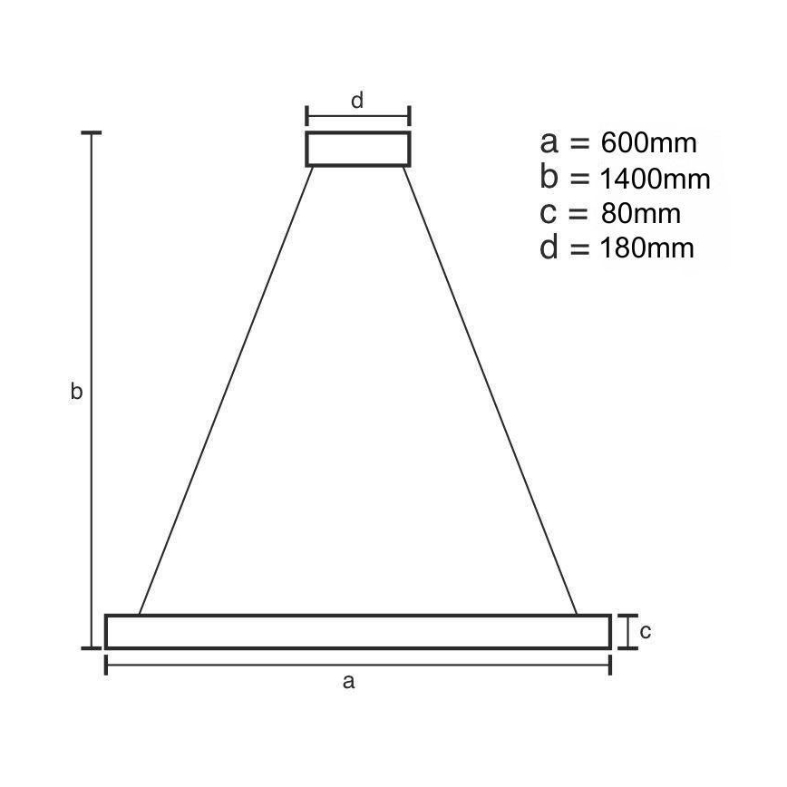 LED Prigušivi kristalni luster na sajli LED/40W/230V 3000-6500K + daljinski upravljač