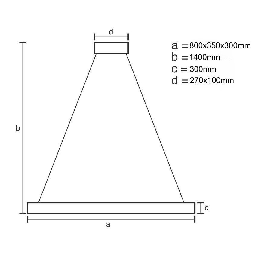 LED Prigušivi kristalni luster na sajli LED/100W/230V 3000-6500K zlatna + daljinski upravljač