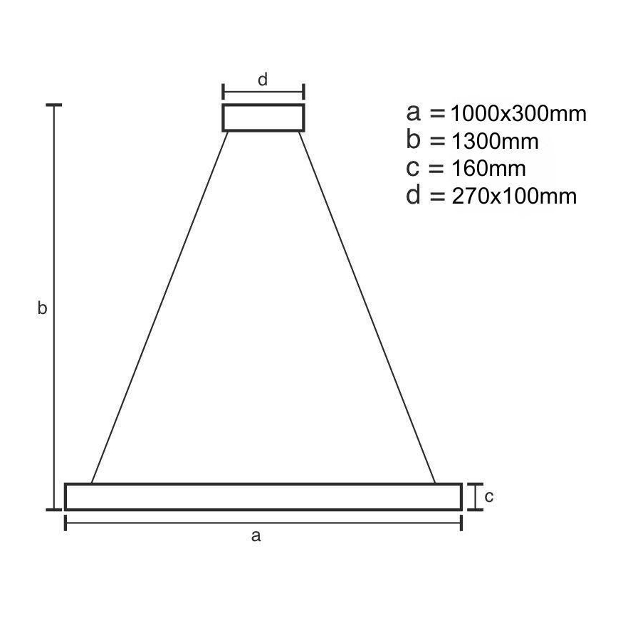 LED Prigušivi luster na sajli LED/50W/230V 3000-6500K zlatna + daljinski upravljač