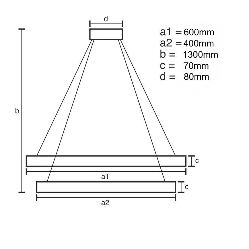 LED Prigušivi kristalni luster na sajli LED/65W/230V 3000-6500K + daljinski upravljač