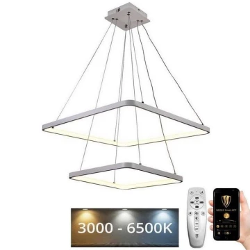 LED Prigušivi luster na sajli LED/90W/230V 3000-6500K + daljinski upravljač