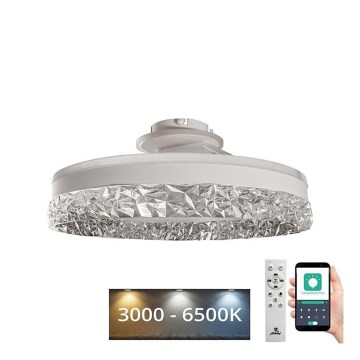 LED Prigušivi nadgradni luster LED/86W/230V 3000-6500K bijela + daljinski upravljač