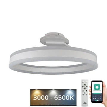 LED Prigušivi nadgradni luster LED/86W/230V 3000-6500K bijela + daljinski upravljač