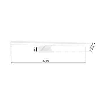 LED Rasvjeta za ogledalo u kupaonici SHINE WHITE LED/15W/230V IP44