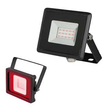 LED Reflektor LED/10W/230V IP65 crvena svjetlost