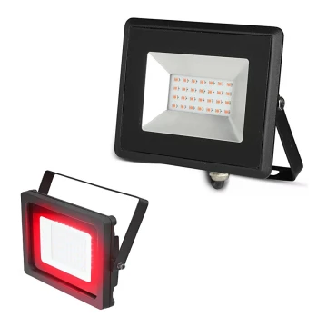 LED Reflektor LED/20W/230V IP65 crvena svjetlost