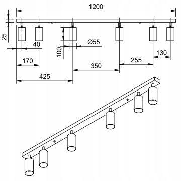 LED Reflektorska svjetiljka ANGIE 6xGU10/4,7W/230V