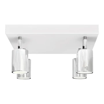 LED Reflektorska svjetiljka TUNE 4xGU10/4,8W/230V mat krom/bijela