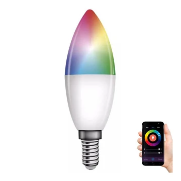 LED RGB Prigušiva žarulja GoSmart E14/4,8W/230V 2700-6500K Wi-Fi Tuya