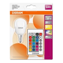 LED RGB Prigušiva žarulja RETROFIT E14/4,5W/230V 2700K + DO - Osram