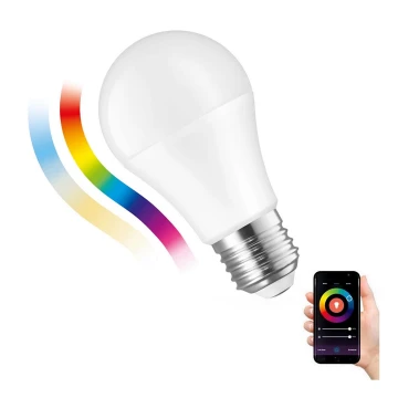 LED RGBW Prigušiva žarulja E27/9W/230V 2700-6500K Wi-Fi Tuya