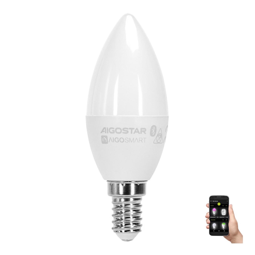 LED RGBW Žarulja C37 E14/6,5W/230V 2700-6500K - Aigostar