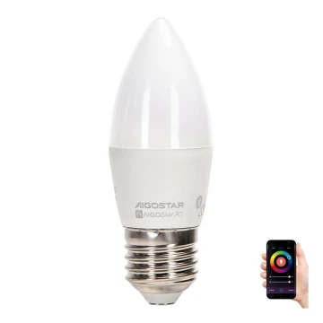 LED RGBW Žarulja C37 E27/6,5W/230V 2700-6500K - Aigostar