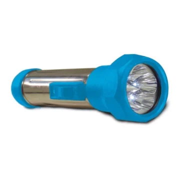 LED Ručna svjetiljka BATERKA LED/0,4W/2xD plava
