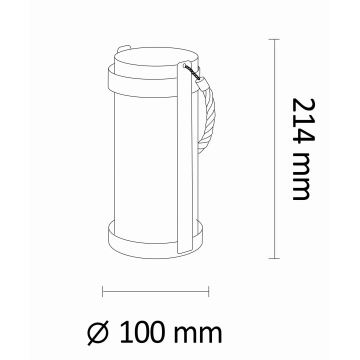 LED Solarna lampa ASKOY LED/1,2V IP44