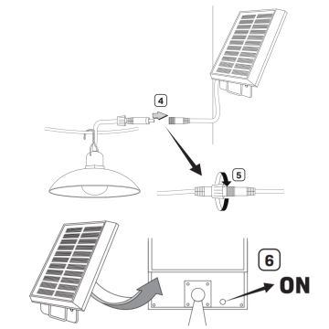 LED Solarna lampa CELINA LED/1,8W/3,7V IP44 + daljinski upravljač