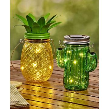 LED Solarna svjetiljka JAR LED/1,2V IP44 ananas