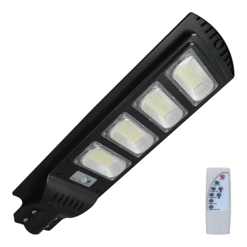 LED Solarna ulična svjetiljka sa senzorom STREET LED/15W/3,2V IP65 + daljinski upravljač