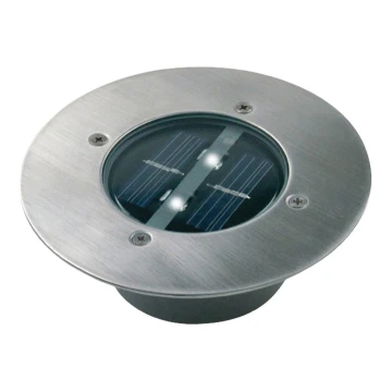 LED Solarni reflektor sa senzorom LED/0,12W/2xAAA IP67 nehrđajući krug