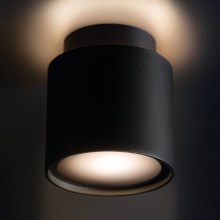 LED Stropna reflektorska svjetiljka SONOR 1xGU10/10W/230V + LED/4W crna