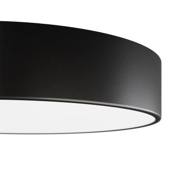 LED Stropna svjetiljka CLEO LED/96W/230V 3000K pr. 80 cm crna