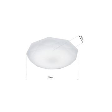 LED Stropna svjetiljka HEX LED/12W/230V