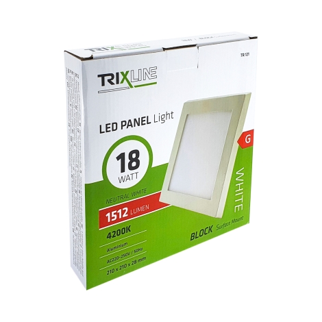 LED Stropna svjetiljka LED/18W/230V 4200K