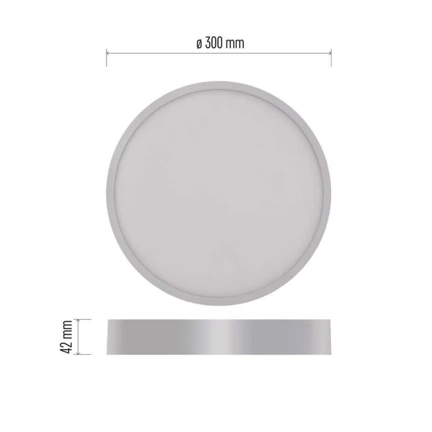 LED Stropna svjetiljka NEXXO LED/28,5W/230V 3000/3500/4000K pr. 30 cm bijela
