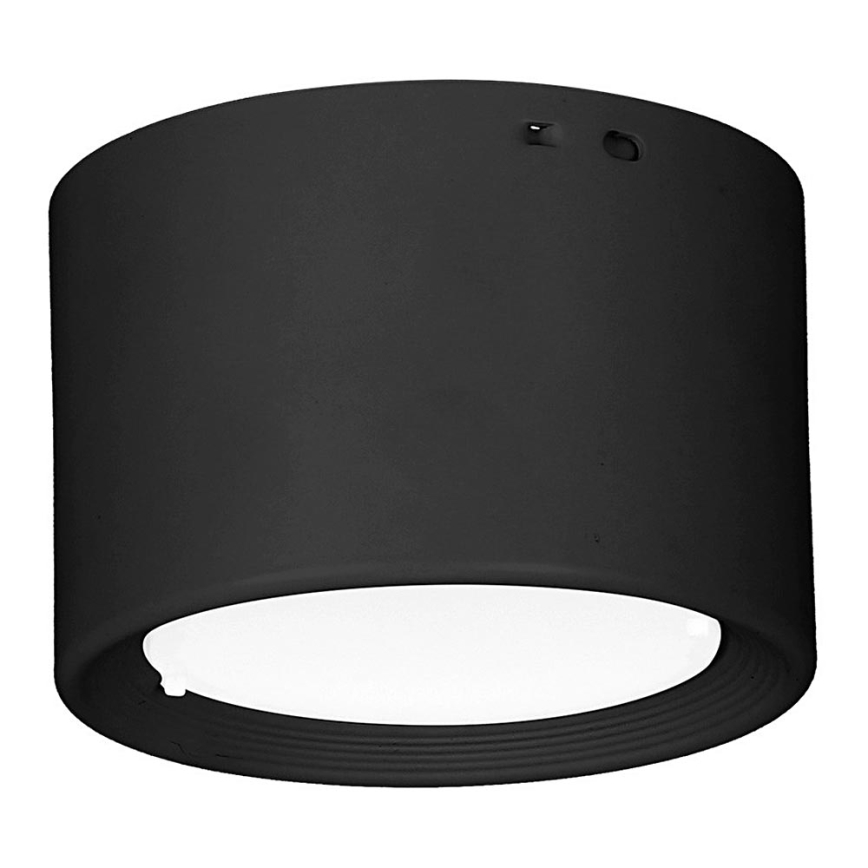 LED Stropna svjetiljka LED/6W/230V crna pr. 8 cm