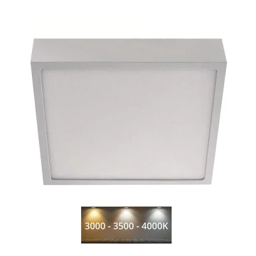 LED Stropna svjetiljka NEXXO LED/21W/230V 3000/3500/4000K 22,5x22,5 cm bijela