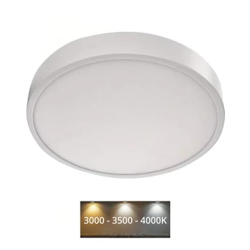 LED Stropna svjetiljka NEXXO LED/28,5W/230V 3000/3500/4000K pr. 30 cm bijela