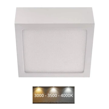 LED Stropna svjetiljka NEXXO LED/7,6W/230V 3000/3500/4000K 12x12 cm bijela
