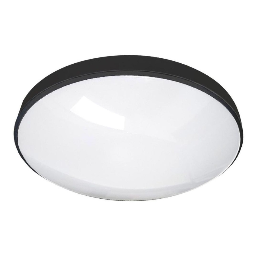 LED Stropna svjetiljka za kupaonicu CIRCLE LED/18W/230V 4000K pr. 30 cm IP44 crna