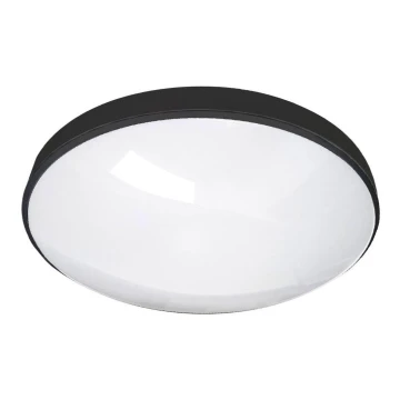 LED Stropna svjetiljka za kupaonicu CIRCLE LED/24W/230V 4000K pr. 37 cm IP44 crna