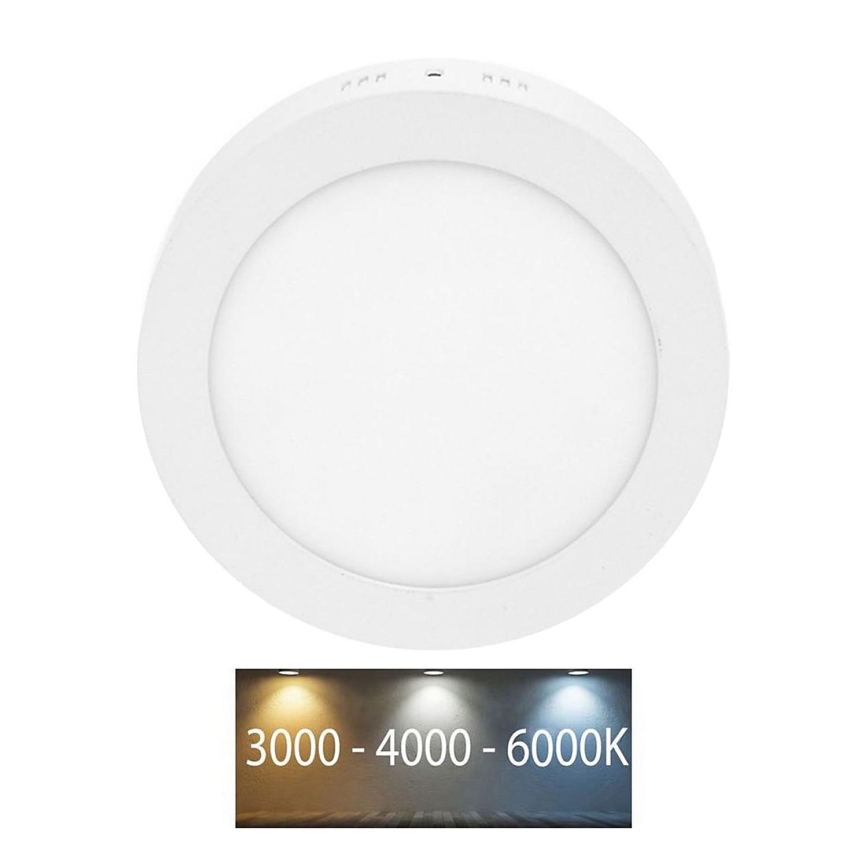 LED Stropna svjetiljka za kupaonicu LADA LED/18W/230V 3000/4000/6000K pr. 22 cm IP44 bijela