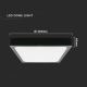 LED Stropna svjetiljka za kupaonicu LED/18W/230V 6500K IP44 crna