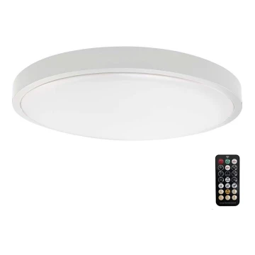 LED Stropna svjetiljka za kupaonicu sa senzorom LED/18W/230V 4000K IP44 bijela + daljinski upravljač