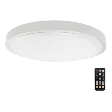 LED Stropna svjetiljka za kupaonicu sa senzorom LED/24W/230V 6500K IP44 bijela + daljinski upravljač