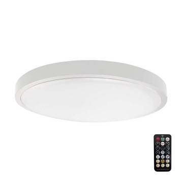 LED Stropna svjetiljka za kupaonicu sa senzorom SAMSUNG CHIP LED/18W/230V IP44 4000K pr. 29 cm bijela + daljinski upravljač