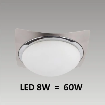 LED Stropna / zidna svjetiljka LENS 1xLED/8W 170mm