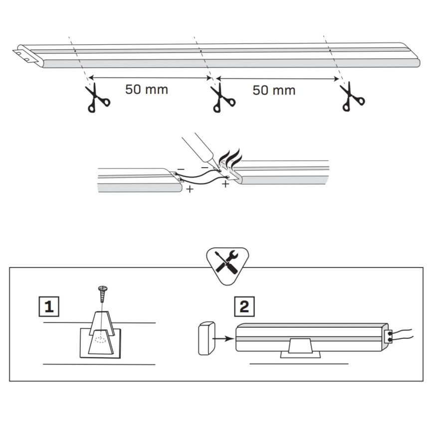 LED Traka NEON 5m LED/30W/24V zelena IP65