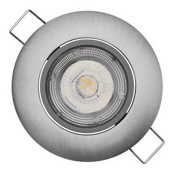 LED Ugradbena svjetiljka EXCLUSIVE 1xLED/5W/230V 4000 K srebrna