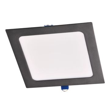 LED Ugradbena svjetiljka RIGEL LED/10W/230V 4000K 16,8x16,8 cm crna