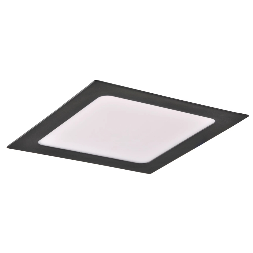 LED Ugradbena svjetiljka RIGEL LED/10W/230V 4000K 16,8x16,8 cm crna